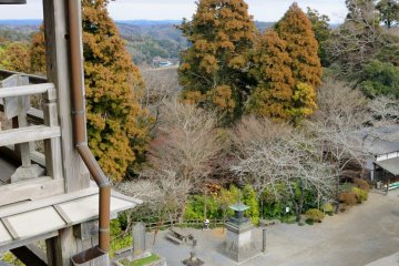 View from the top of the main hall