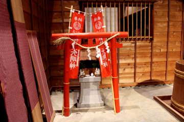 A small life-size shrine