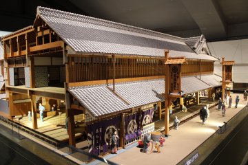 Models of the houses are very interesting to examine