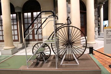 A 19th-century penny-farthing bicycle
