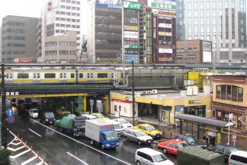 The sight of a train is commonplace in many cities 