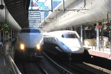 Shinkansen trains