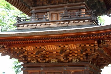 A relief of carved animals