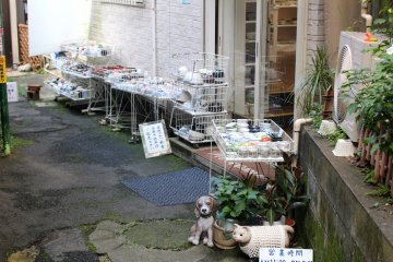 The shop's entrance 