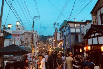 Crowds during the festival