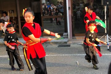Dance performances by various groups