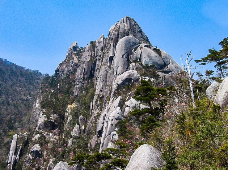 Mt. Ohkue's rocky peak