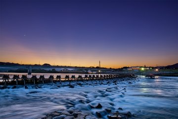 Nobeoka's 300-year-old ayuyana is the longest fishing trap in Japan