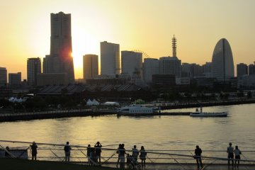 Sunset in Yokohama