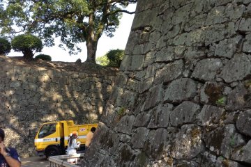 The walls tower above you. And then on top of that would be archers and gunners shooting at you. It is no surprise that Kumamoto was an impregnable fortress.