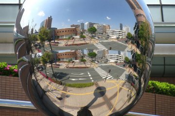 The square in front of the ACT Tower
