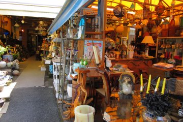 An antiques shop in Omiya