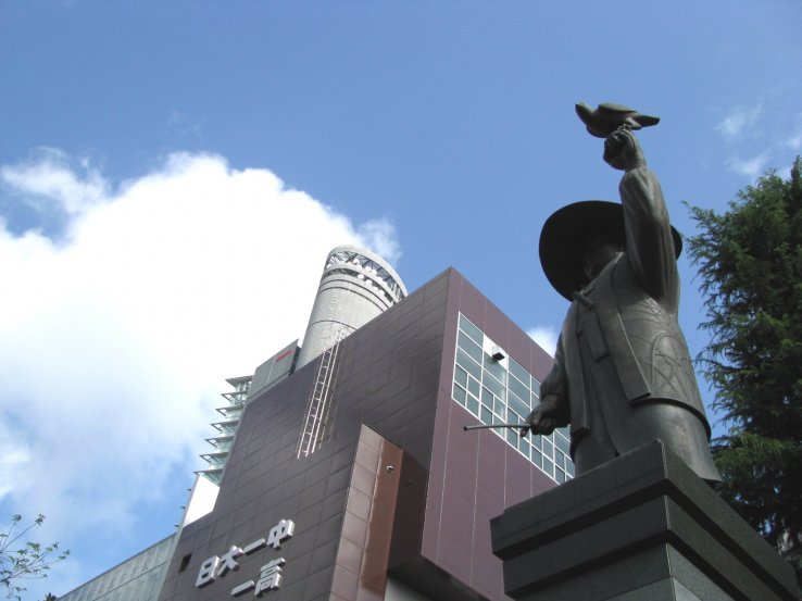 The monument to Tokugawa Ieyasu in Ryogoku