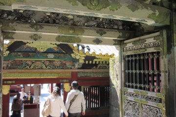 Entering the sacred road...