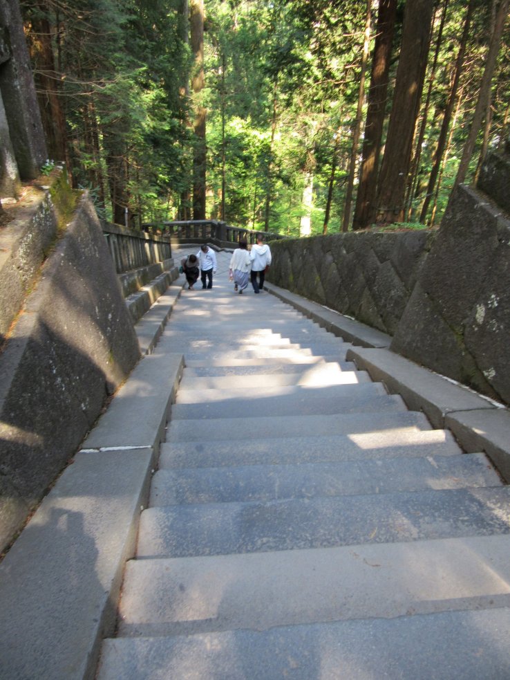 Stairs as a challenge to reach the top
