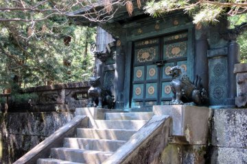 The gates to the tomb's grounds