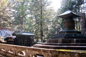 The bronze tomb of Tokugawa Ieyasu