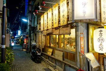 A backstreet in Kagurazaka