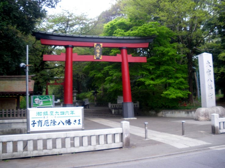 Omiya Hachimangu Shrine torii gate