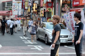 <p>Street view around the Yodobashi Camera complex</p>