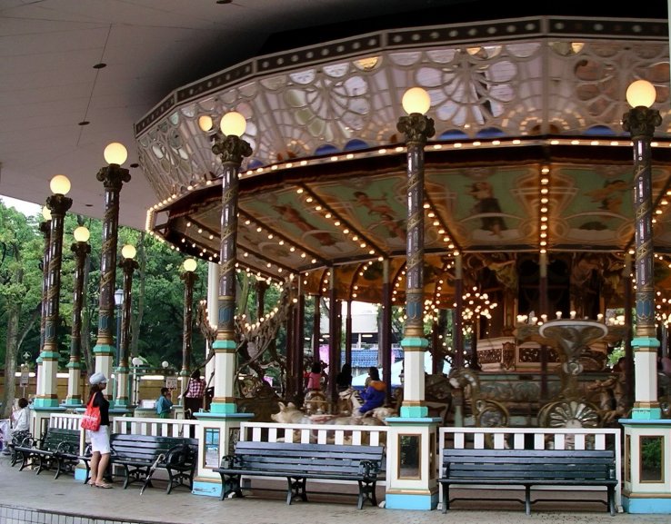 The world's oldest carousel ride
