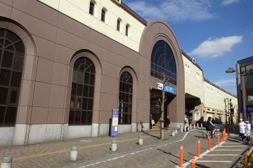 South entrance to Komae Station