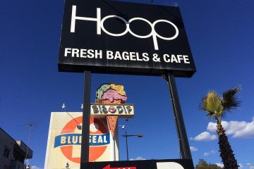 The sign from outside
