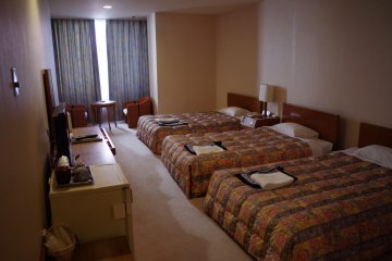 Triple room in Western style at Heian no Mori Hotel Kyoto