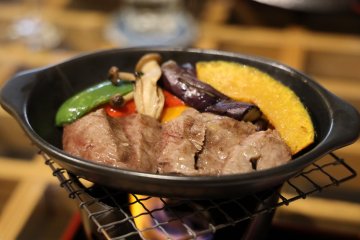 Omi beef on the menu at Racine Home Harie