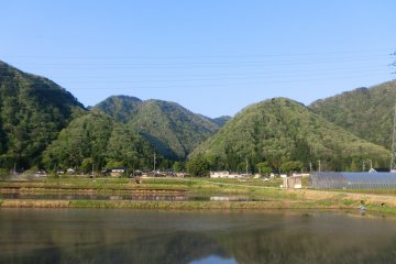 Scenery around the valley just south of Tsurugi