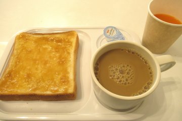 Coffee with cream to start the day!