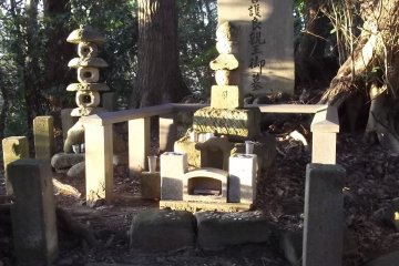The memorial to Prince Morinaga