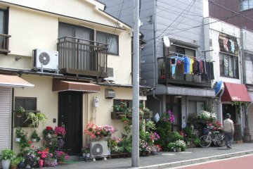 Tsukishima district of Tokyo