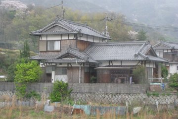 Traditional Japanese house in the countryside