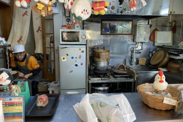 The store is part rice shop/part onigiri store