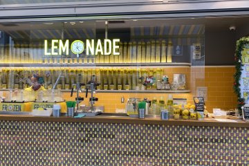 Lemonade is a store counter in Shibuya Stream