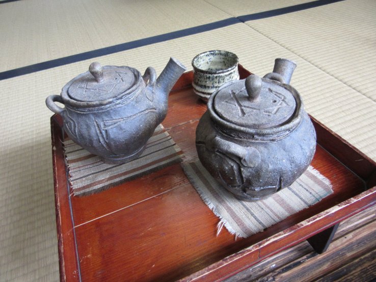 Rough texture of pottery