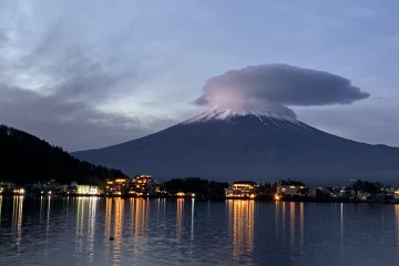 Mt. Fuji and Lake Kawaguchi can be easily seen from the rooms 