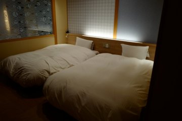 The Western style beds are luxurious and comfortable
