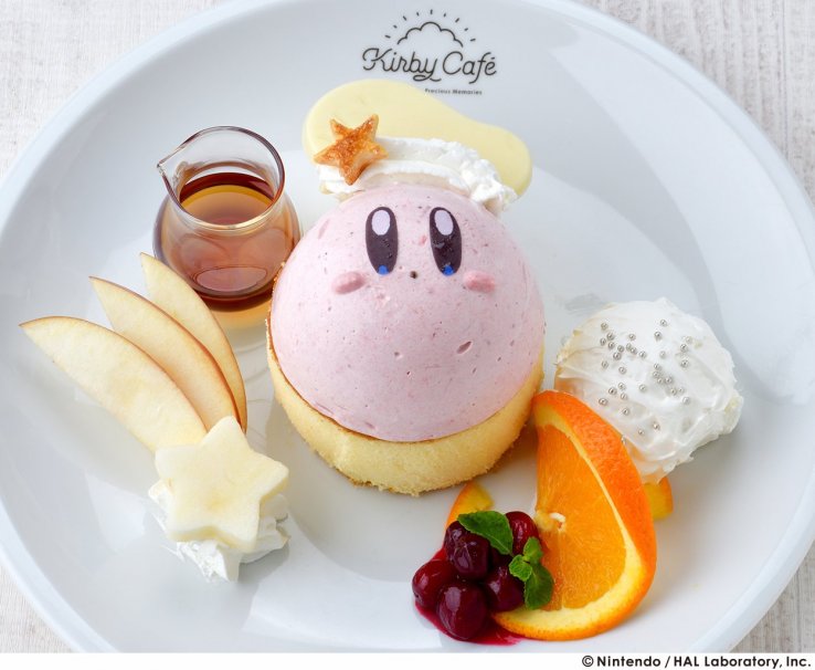 Fluffy pancakes and Kirby mousse
