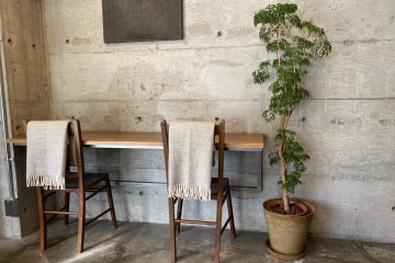 The atmosphere is stylish and peaceful