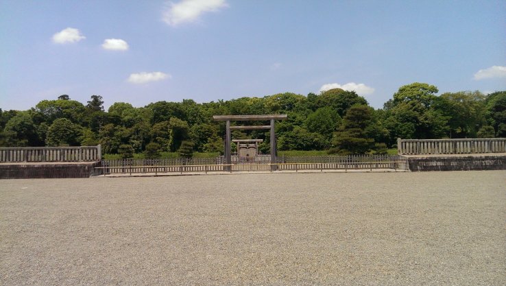 The tomb of Emperor Jimmu