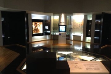 The upper floor is full of tools, plants species, and information relevant to the glacial period.