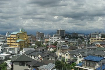 The typhoon moved to the North with me!