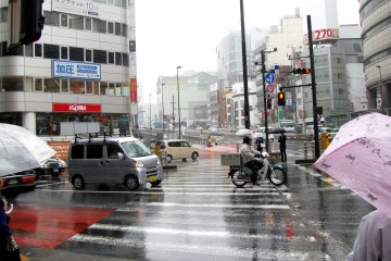 A rainy day in Tokyo
