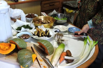 Lots of vegetables