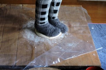 Treading the dough