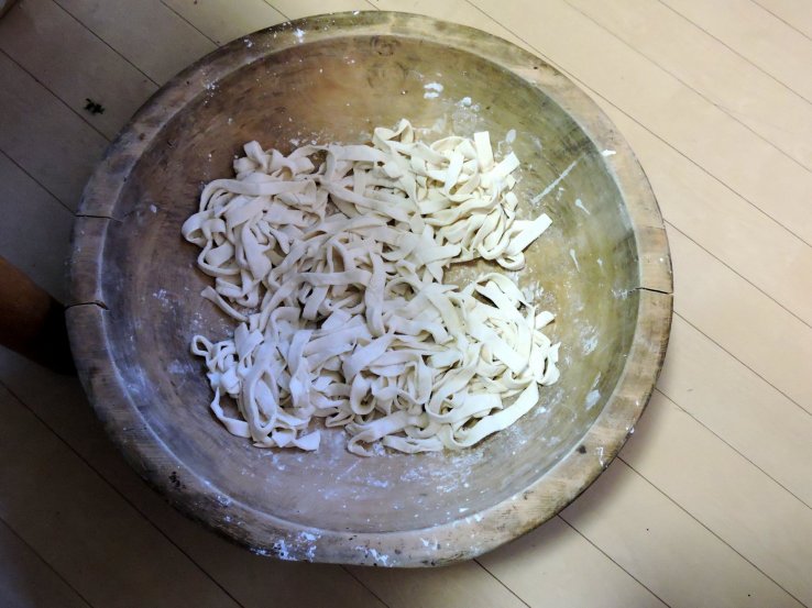 The noodles are ready