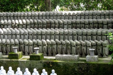 The rows of Jizo at Hase-dera