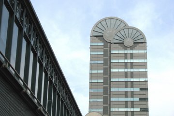 Two landmark buildings of Ebisu
